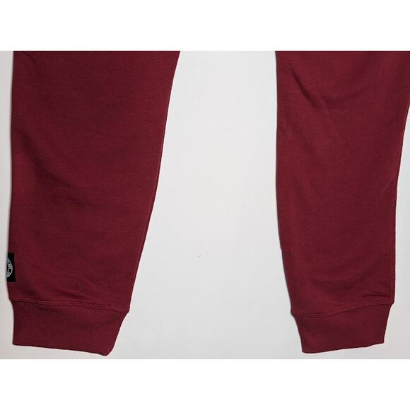 HURLEY New Mens Burgundy Fleece Joggers Large Athleisure loungewear cozycore, - Picture 7 of 8